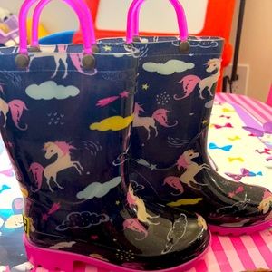 Toddler girl rain boots
